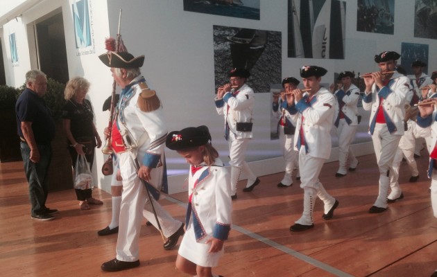 Band parade at Les Voiles de St Tropez
