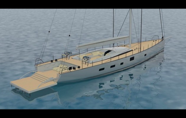 New composite 35m 'Super Stern' design by Dubois