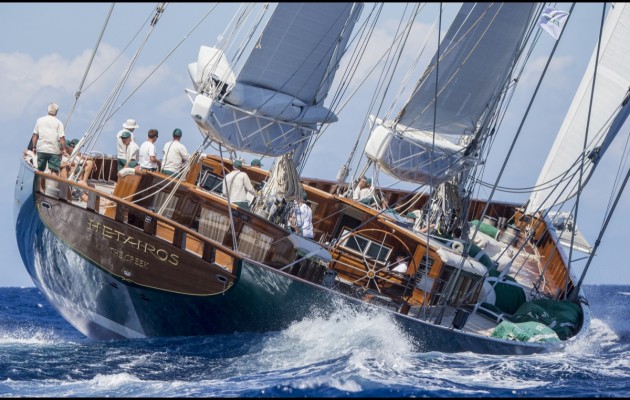 Hetairos at the Maxi Yacht Rolex Cup 2015