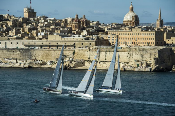 Start of the Rolex Middle Sea Race 2014 off Valletta, Malta. Image courtesy Kurt Arrigo/ Rolex