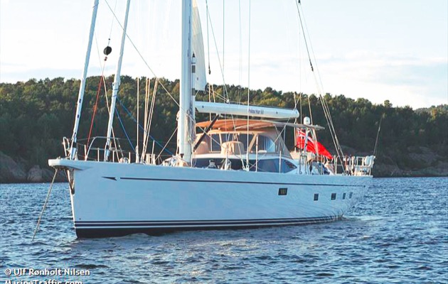 Polina Star, the Oyster 90 that lost her keel and sank