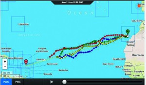 Predict wind routing with four predetermined models
