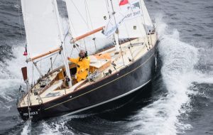 Loïck Peyron on board Pen Duick II
