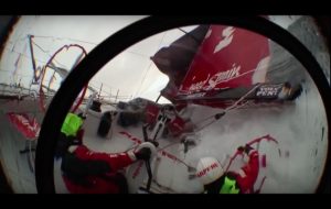 VO70 MAPFRE accidental gybe