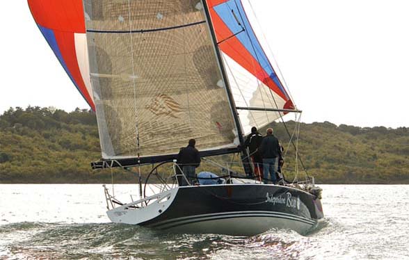 32. Independent Bear. 1997, Corby Yachts/Mark Downer: IRC is now a global rating, but in the 1990s it was known as CHS (Channel Handicap System) to reflect its Anglo-French focus. Isle of Wight designer John Corby built a 41ft one-off, Independent Bear, which was so successful under the rule that she demolished all opposition in her first season. Built of glassfibre and Kevlar with a lightweight foam core and carbon deck, she had a narrow beam but gained her stability with a very large keel bulb. Independent Bear’s rating was raised a whopping 28 points the following year, but she still proved tough to beat. The CHS rule was adjusted, and saw a trend for wider IRC designs develop over subsequent years.