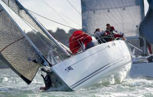 Man overboard from Little Britain Challenge 2015. Pic by Paul Wyeth