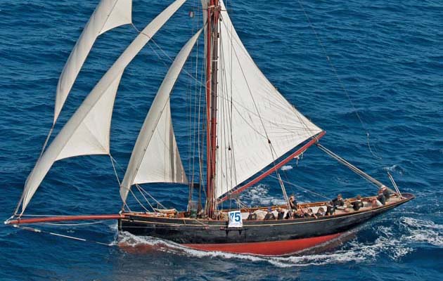 27. Marigold. 1892, Charles Nicholson: Nicholson was just 22 when he created this elegant 59ft gaff-rigged cutter with a plumb bow and distinctive stern. She proved successful both on the racecourse and as a cruising yacht, and launched the precocious Nicholson’s career.