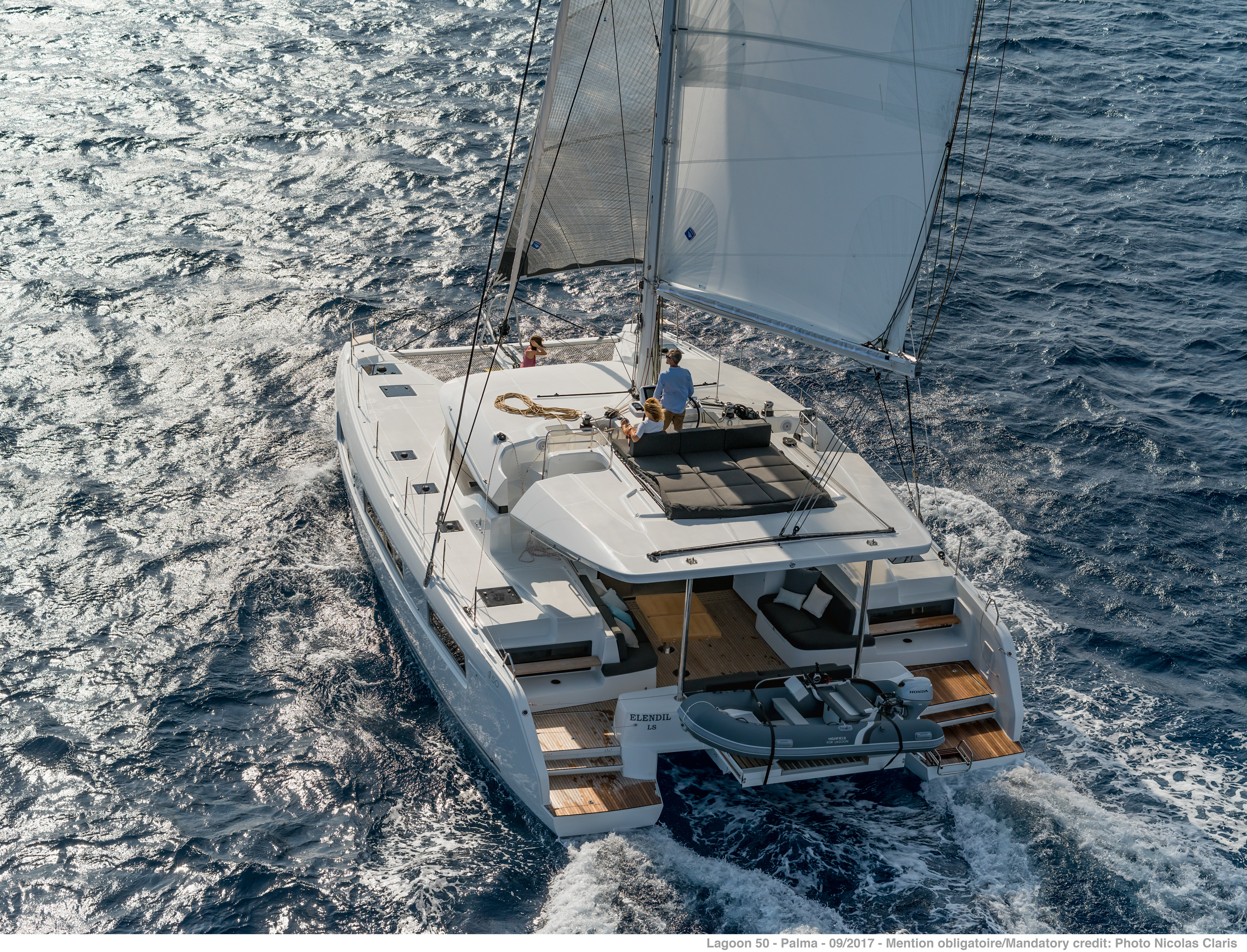 Lagoon 50 at sea