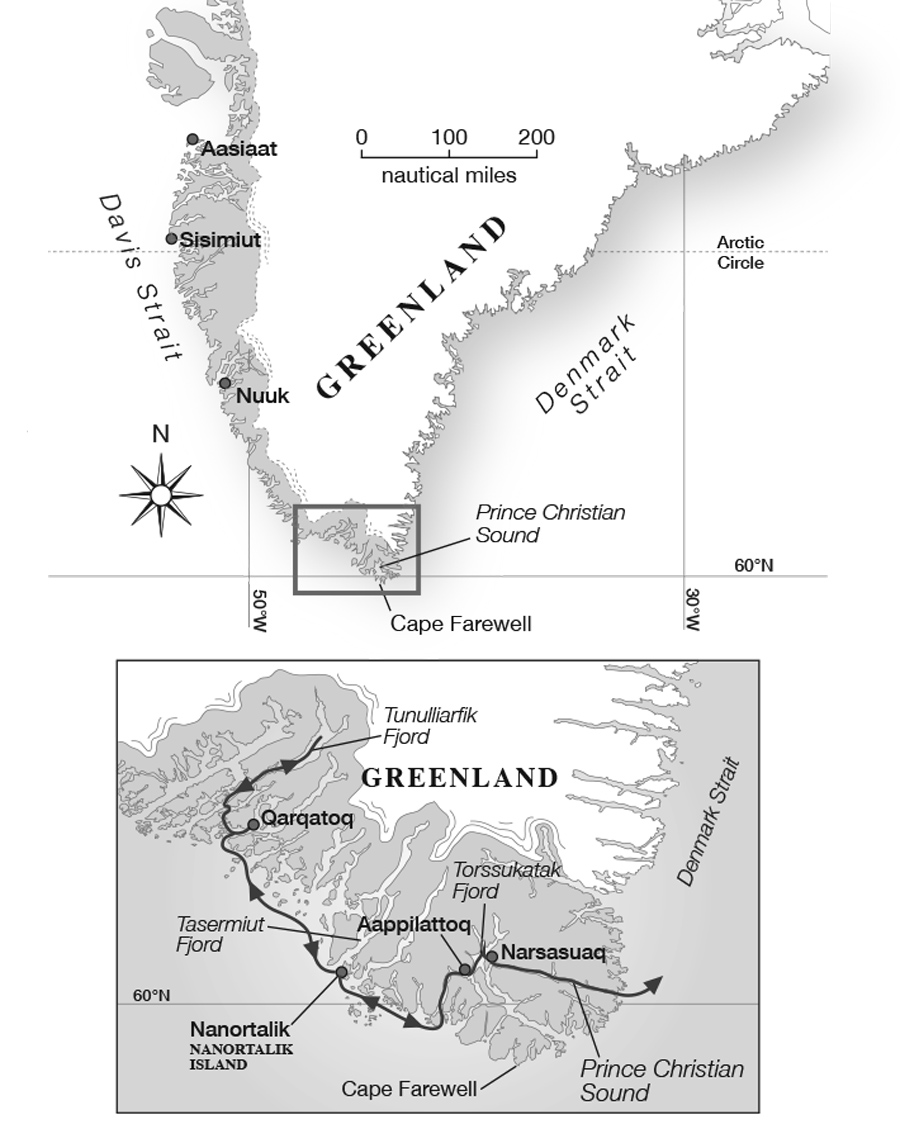 Sailing Greenland An icebound voyage through Prince Christian Sound