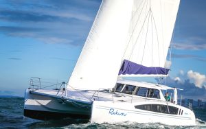 Seawind-1260-new-catamaran-yachts-bow-running-shot-credit-Salty-Dingo