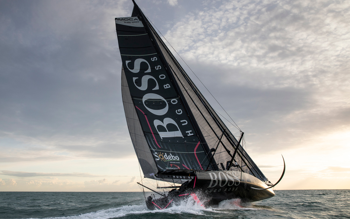 Hugo boss sailing keel store walk