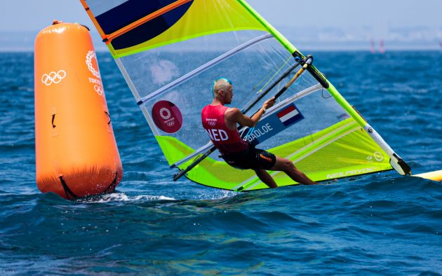 Olympic sailing windsurfer - men