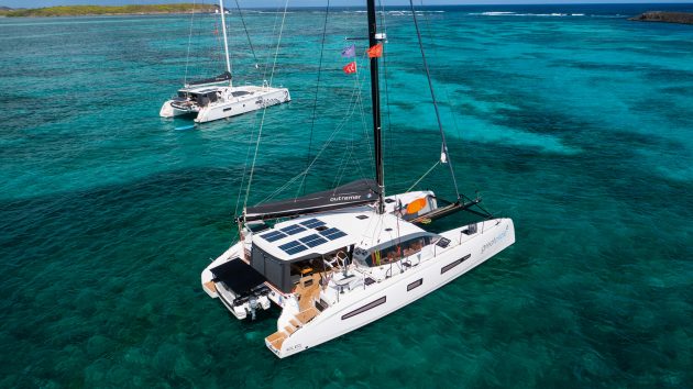 sailing a catamaran around the world