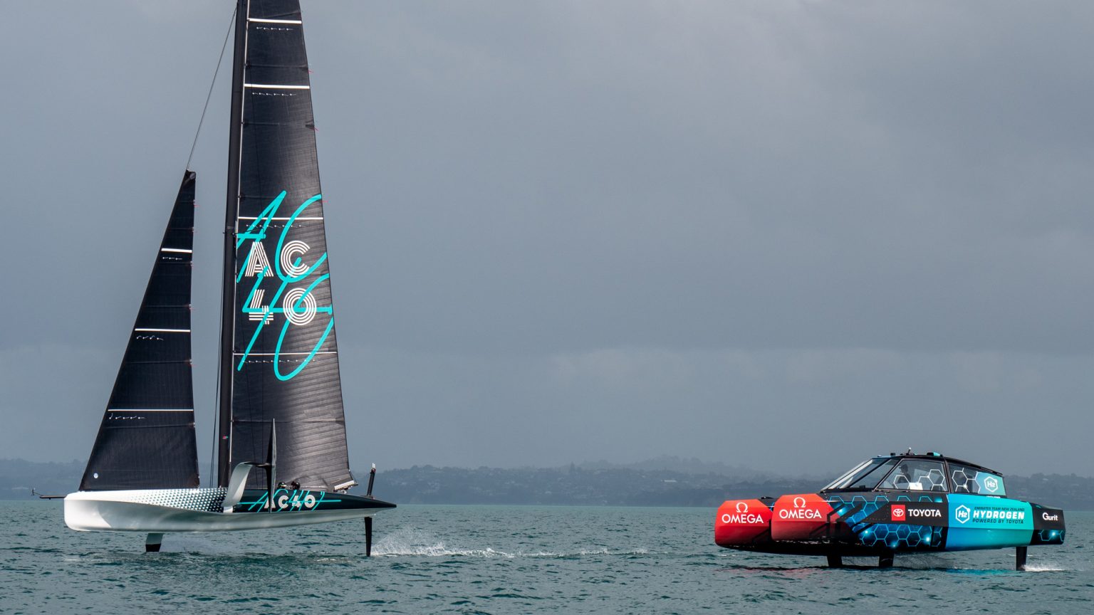 AC40: first flight for the ‘mini’ America’s Cup yachts - Yachting World
