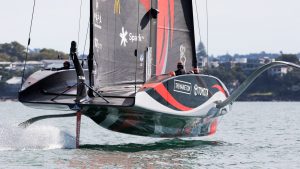 america's cup model racing yacht