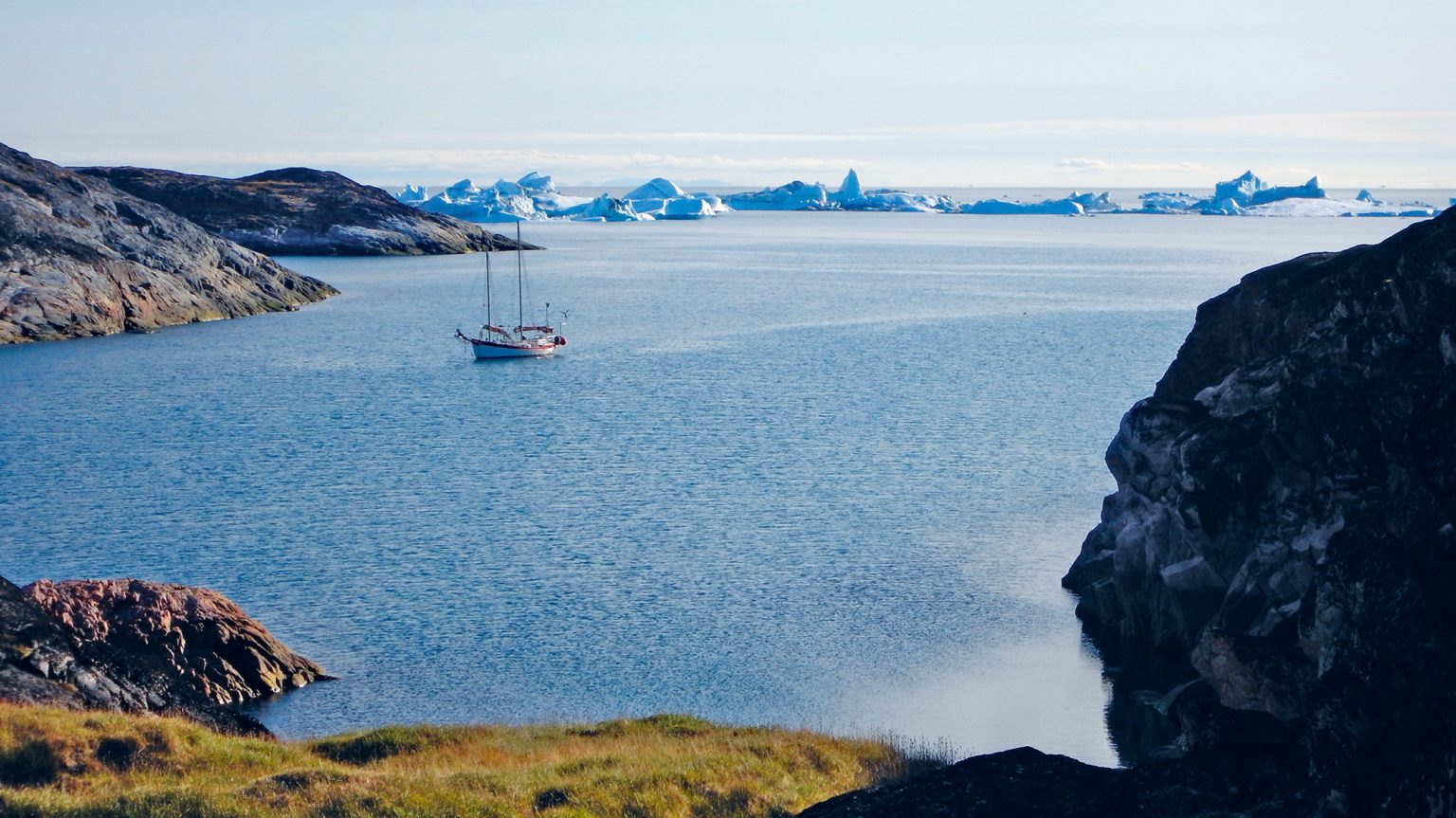 Great Seamanship Sailing a junk rigged schooner in Greenland Top