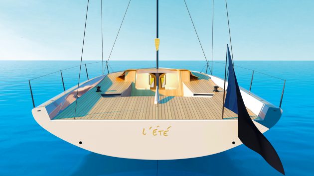 How (and why) wood is making a comeback in yacht building YAW285.FEAT Wooden boat tech.tison daysailer back view le te credit seb olle BB Yacht Charter Marbella