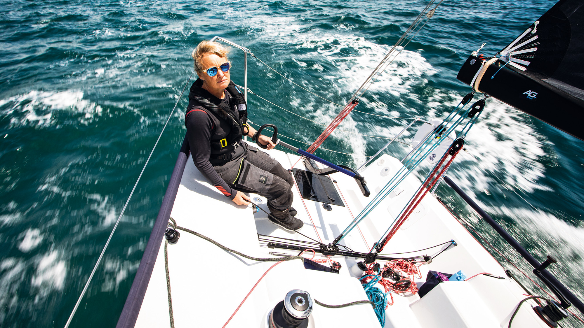 Double handed sailing skills Tacking Yachting World