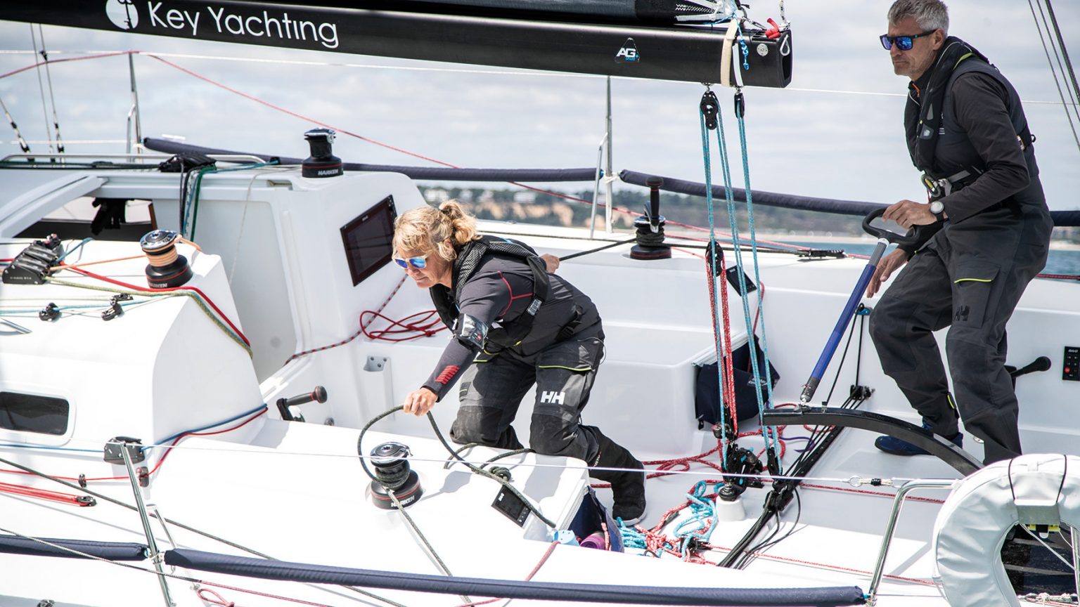 Double handed sailing skills Tacking Yachting World