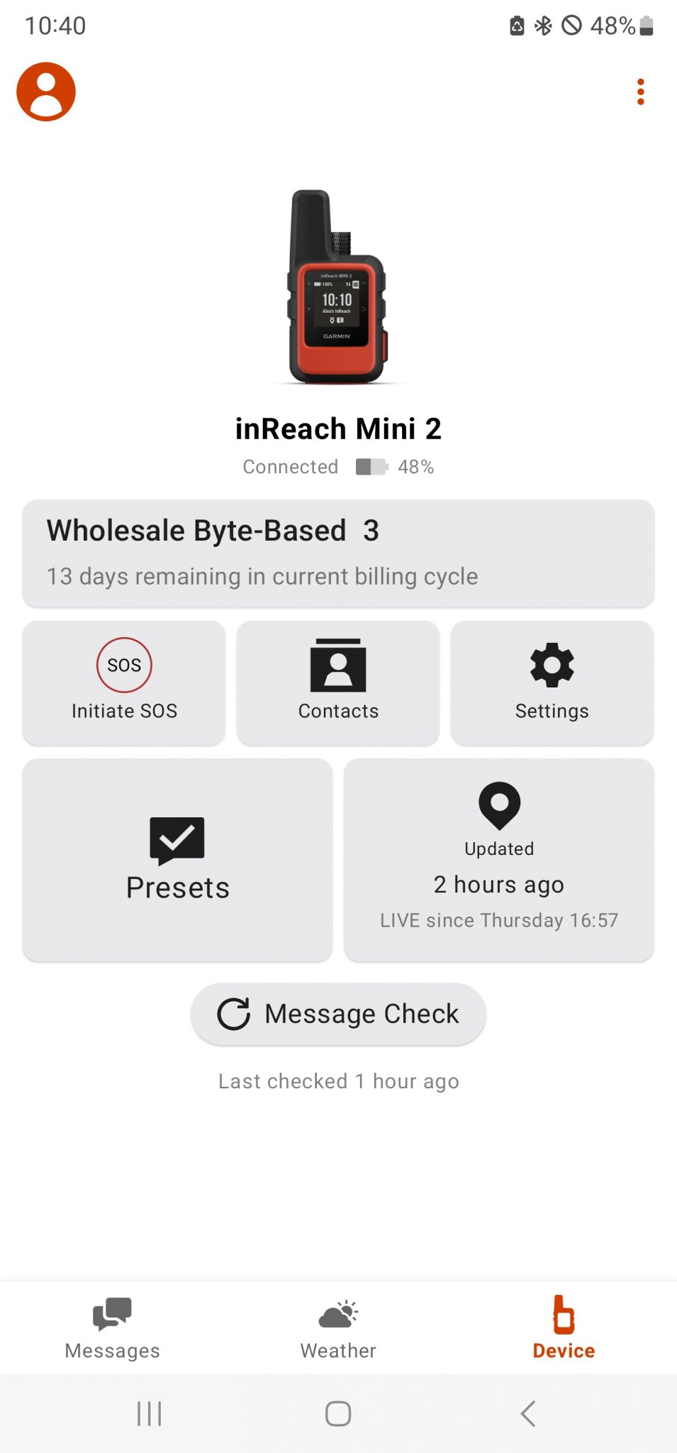 Garmin Inreach Mini 2 satellite tracking and texting across an Ocean ...