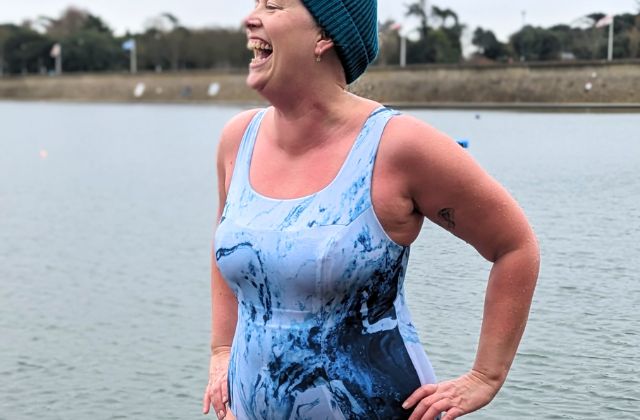 Deakin & Blue X-Back Swimsuit inclusive sizing swimwear for open water swimming