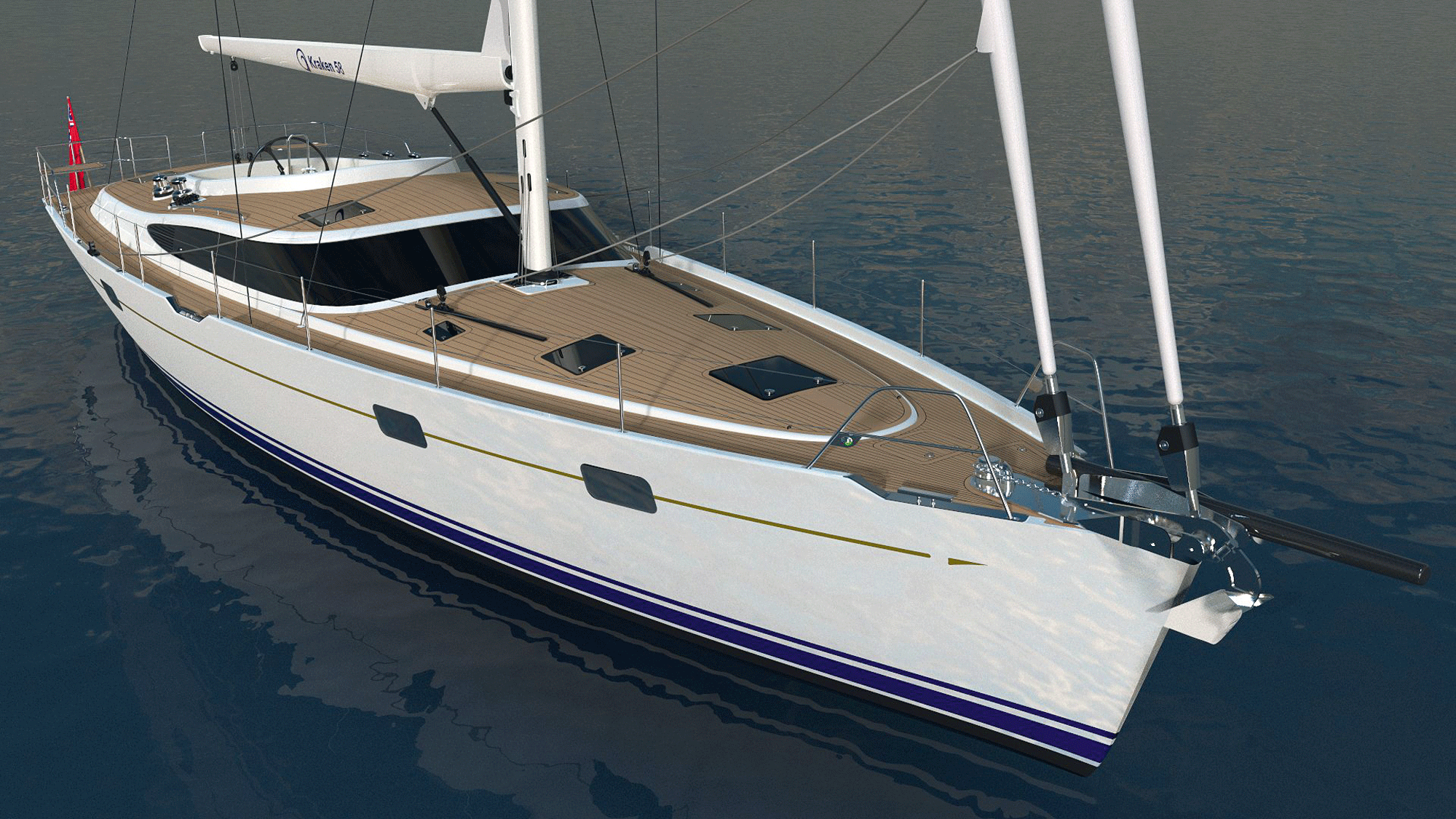 Kraken 58 First Look: A cruiser with embracing central cockpit for easy ...