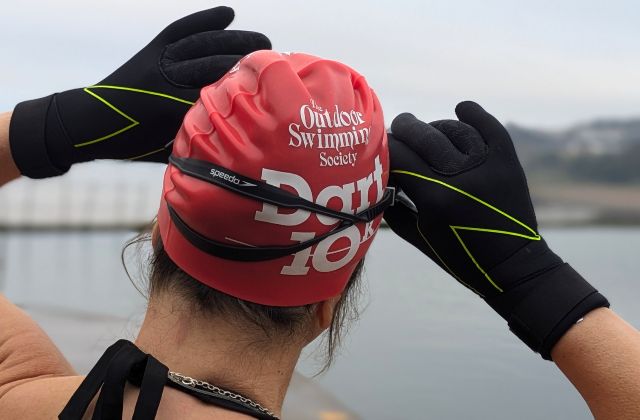 Outdoor swimming neoprene gloves