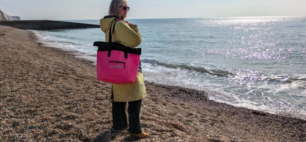 Wild Moose Caribou Tote Bag in pink for wild swimming