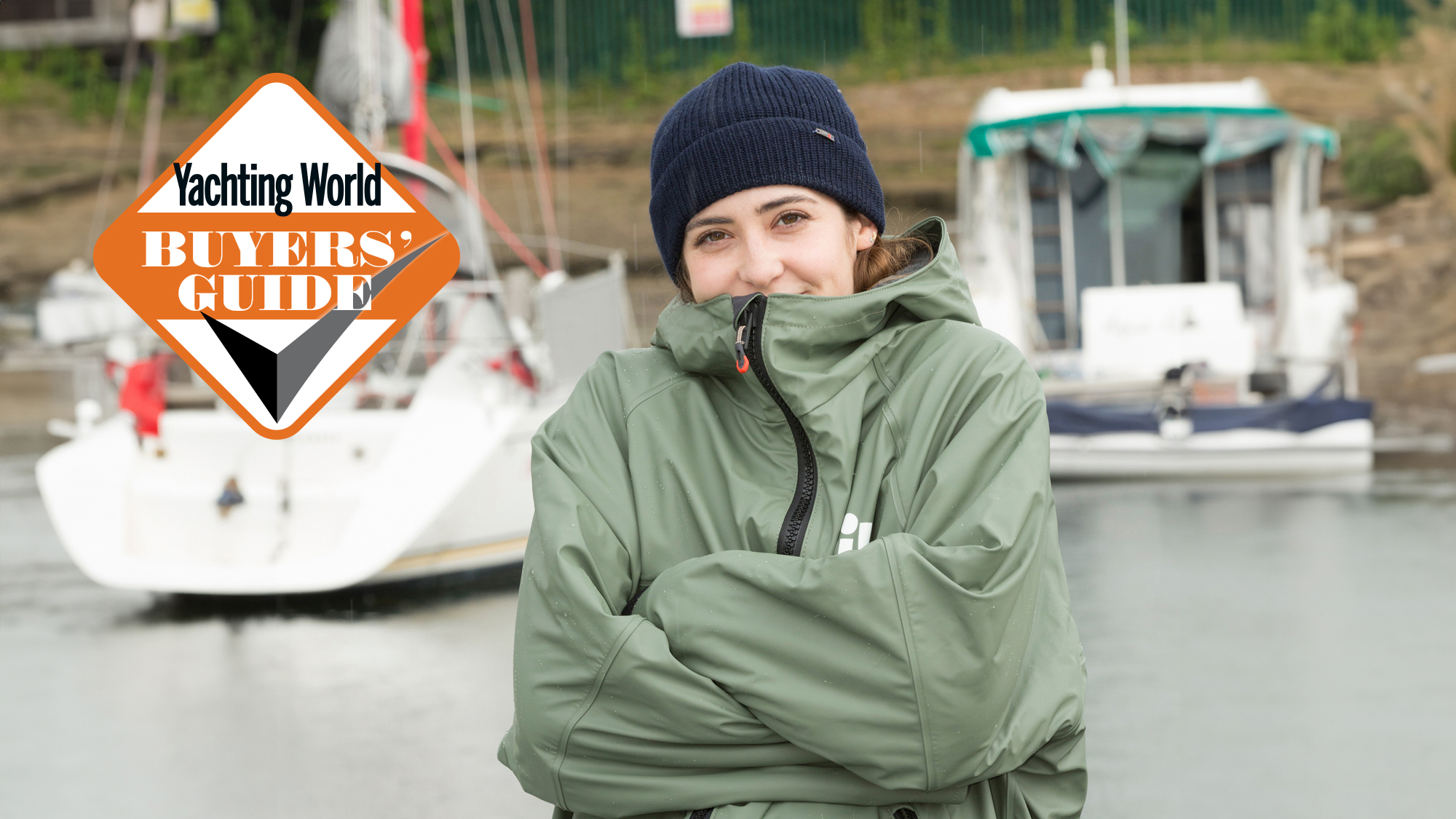 The Gill Aqua Parka: this cozy, well-cut changing robe will