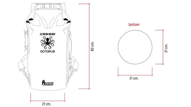 octopus dry backpack