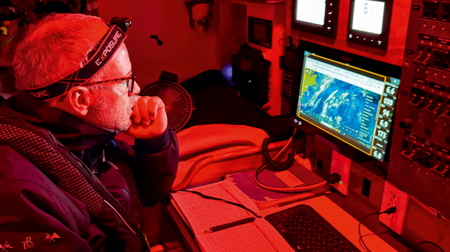 Humphreys studies the weather