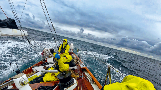 Fresh Atlantic sailing.