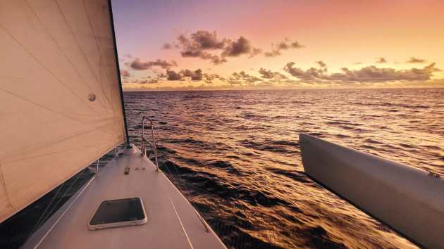 Sunrise heading for Recife.