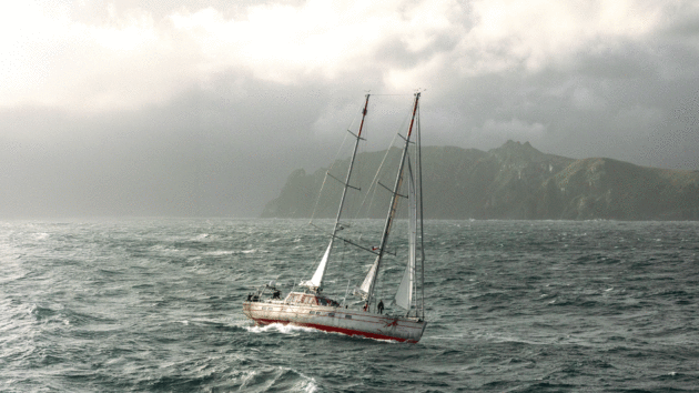 Pelagic 77 Vinson of Antarctica rounds the fearsome Cape Horn at the very bottom of South America