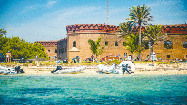 A visit to Fort Jefferson at the tail end of the Florida Keys.