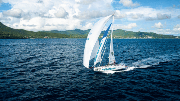 Seafrigo-Sogestran was the winning Class 40, skippered by Guillaume Pirouelle and Cédric Chateau