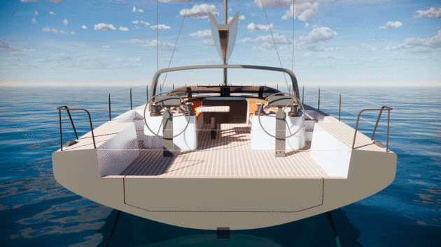 Twin wheels – but an IMOCA-style autopilot will be able to do a lot of the driving