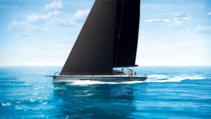 The ElanSixtyFive in the water