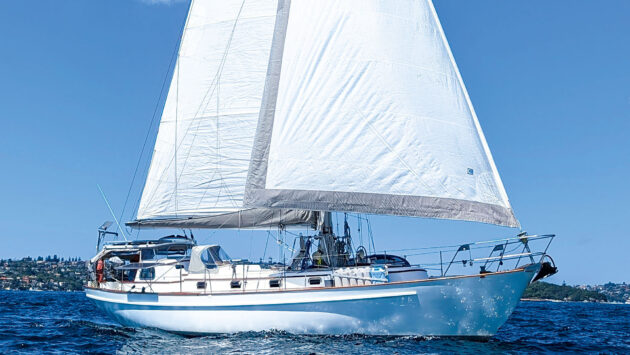 New Zealand to Tonga was the first ocean passage for Miranda and Elliot after refitting their steel 48-footer Fortaleza.