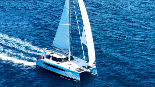 Seawind 1170 Catamaran in the water