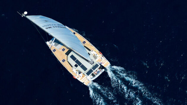 Aerial view of 1170 performing