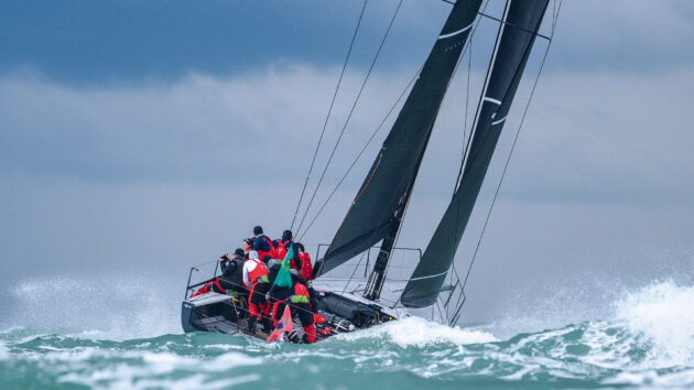 Thorough preparation makes navigating from the rail smoother. Here Callisto heads offshore in the 2025 RORC Admiral’s Cup