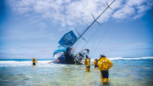 Relying on the wrong chart zoom level led Team Vestas Wind onto a reef in the Indian Ocean