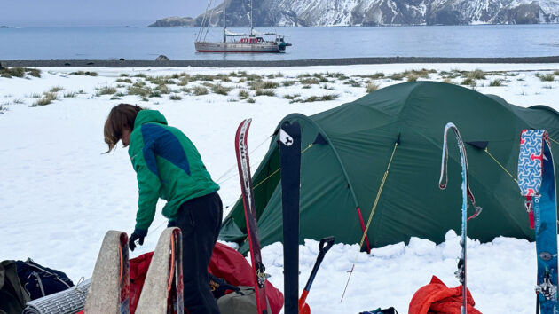 Camp at Anchorage Bay