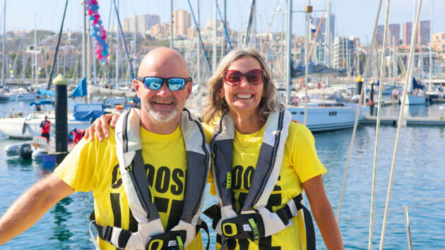 Mike and Vic Brown gave up motor racing and bought the Oyster 595 Zenobia for new adventures