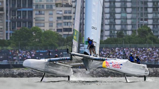 Italy's team preparing before race day 2.