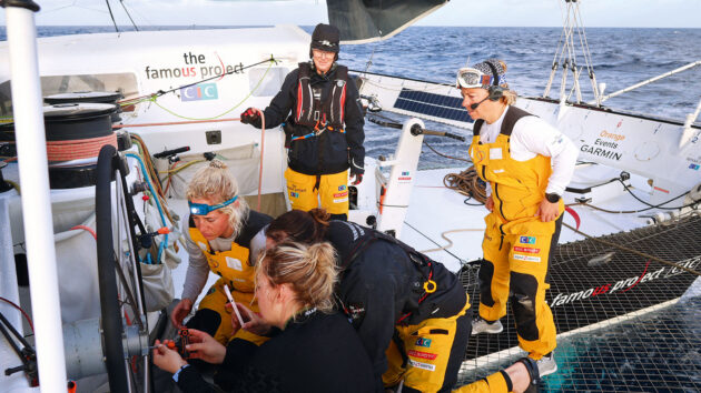 Steering repairs on Day 5.