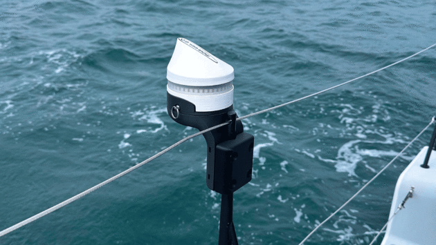 Velocitek stern-mounted RTK GPS ‘puck’