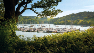 Noss on Dart Marina.