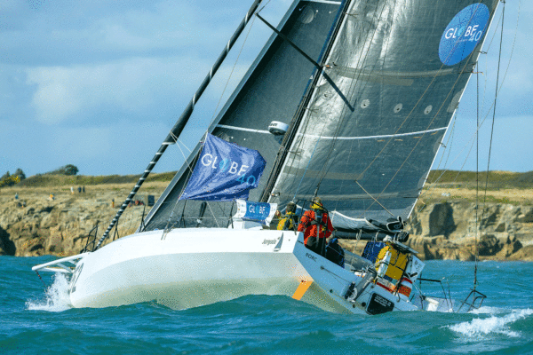 A yacht racing